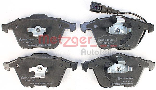 METZGER 1170263 Bremsbelagsatz, Scheibenbremse